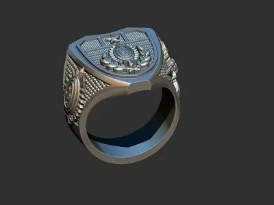 Exercito Brasileiro Anel - Brazilian Army Ring  3D print model