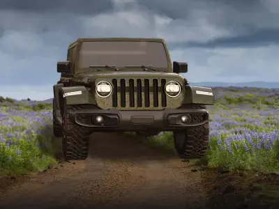 Jeep Gladiator  3D model purchase