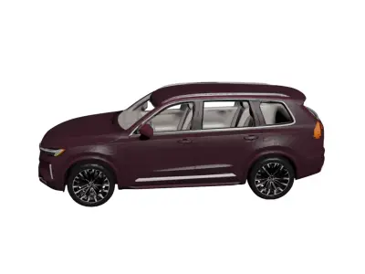 Volvo XC90 2026 Premium Full-Size SUV with Modern Design 3D model