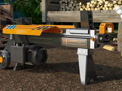 Log Splitter WEN 56207 Electric Rigged 3D model