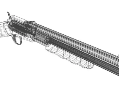 Revolver - Shortgun Type 2 3D model