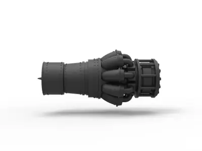 Jet Engine 3D print model from CGTrader