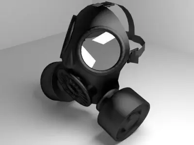 Gasmask gas mask 3D model purchase