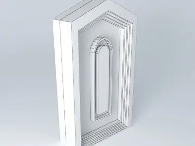 Front column CR. Free 3D model