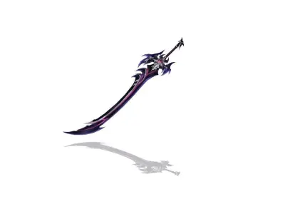 Succubus Katana Low-poly 3D model