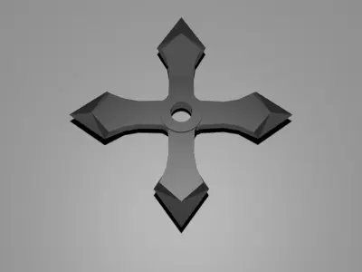 Ninja Weapons Free 3D model