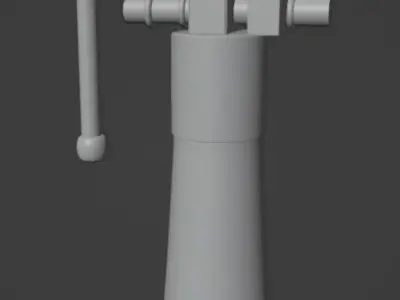 Morsa old hammer Low-poly 3D model