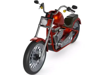 Chopper 3D model shop