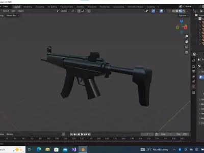 Weapons Low-poly 3D model purchase