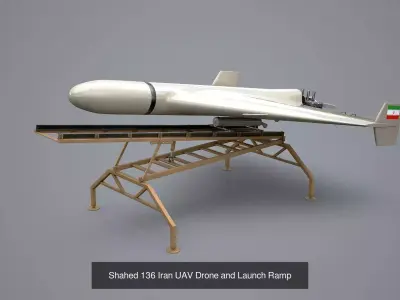 Leonidas Anti Drone System and Shahed - 136 3D Model Pack