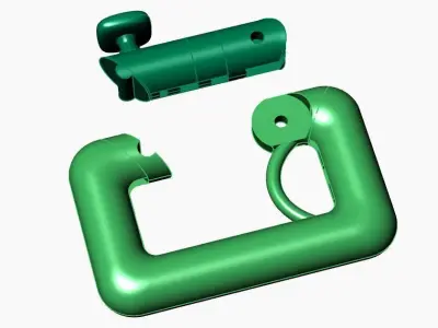 clasp lock 3D print model