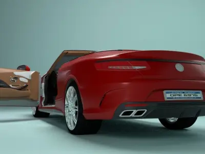 Mercedes Benz S-Class Cabriolet Free 3D model