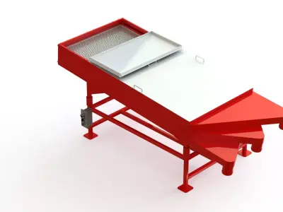 WG 4004 - STL Grain cleaner 3D model