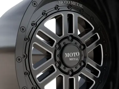 MOTO METAL DEEP SIX WHEEL 3D MODEL 3D model