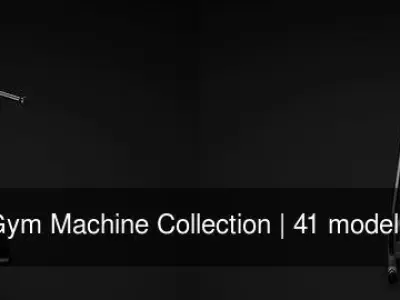 Gym Machine Collection 3D Model Pack