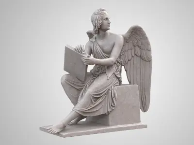 Sitting Angel 3D model