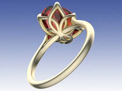 Ring Engagment Filigree 3D print model