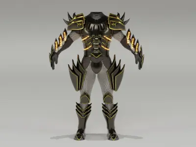 Dragon armor 3D model