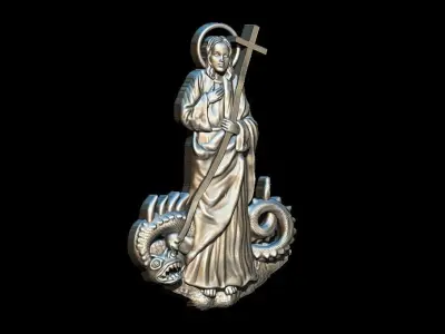 Saint Martha of Bethany 3D print model