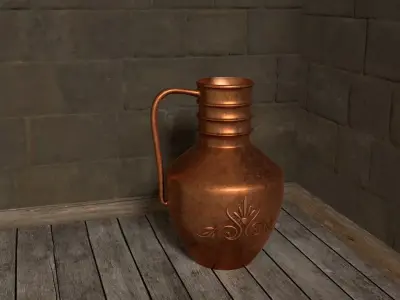 copper jug 3D model