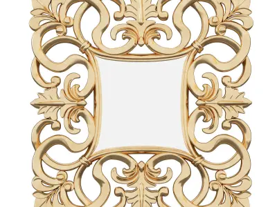 Mirror Italian Baroque 3D model