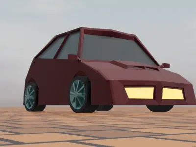 motor car Free 3D model