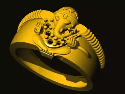 ganesh ring 3D print model