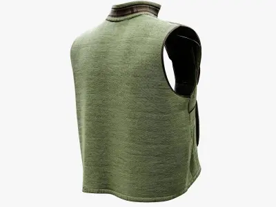 Military Light Vest Low-poly 3D model