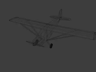 Plane DA20 3D model