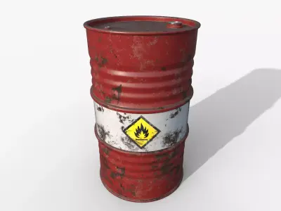 Oil Drum 3D model