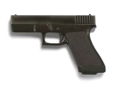 Glock - 17 Low-poly 3D model