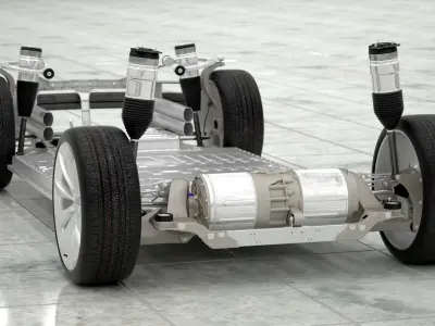 Electric Vehicle Chassis 3D model order