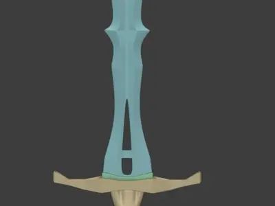 Fantasy Sword 3D model get