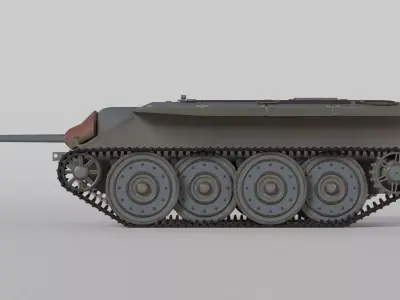 E-10 German Tank 3D model