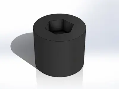 Soquete Grande 38mm x 1 pol Big Socket 3D model
