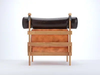 Arm Chair Sergio Rodrigues  Free 3D model