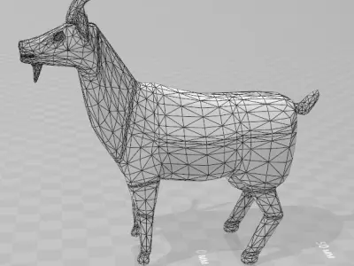 animal goat  3D model
