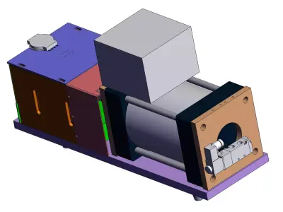 Pin Cutting Machine  3D model