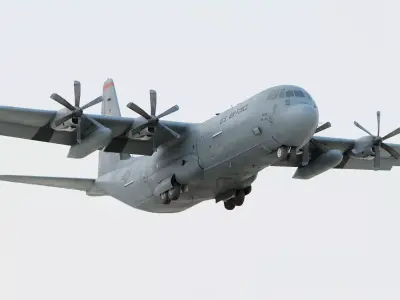 Lockheed Martin C-130J Super Hercules 3D model