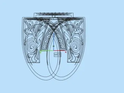 0116 - Antique Gents Diamond Ring 3D print model