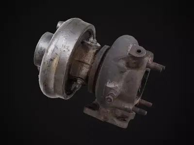 Turbocharger 7MGTE CT26 - Photogrammetry 3D model