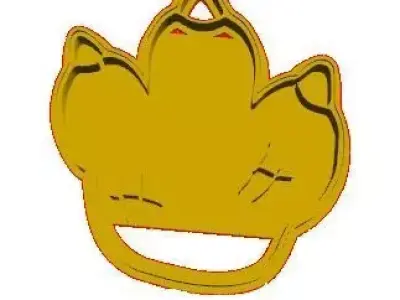 Dino cookie cutter 3D model