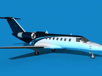 Cessna C528 Citation CJ3 V09 3D model