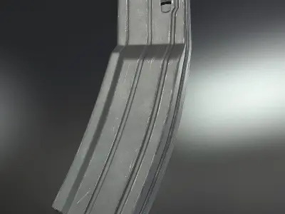 Sixty Round STANAG Magazine Low-poly 3D model