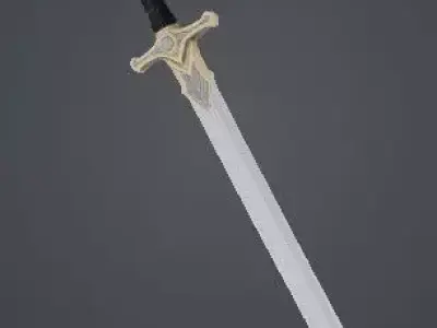 Realistic Cyber Sword 3D model