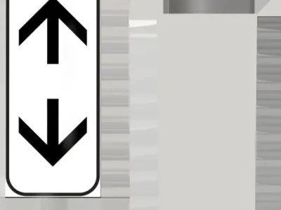 No Parking Road Sign Free 3D model