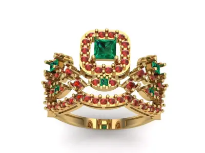 Ladies ring 3D print model