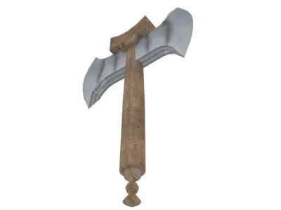 Medieval Axe Free 3D model