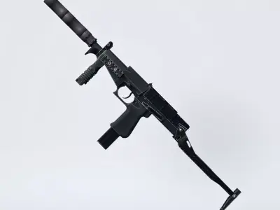 Veresk SMG Submachine Gun for G8F 3D model