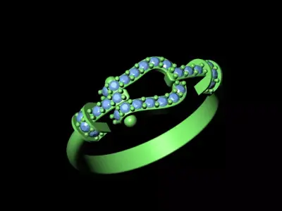 Industrial Chic Jewelry Collection 3D print model